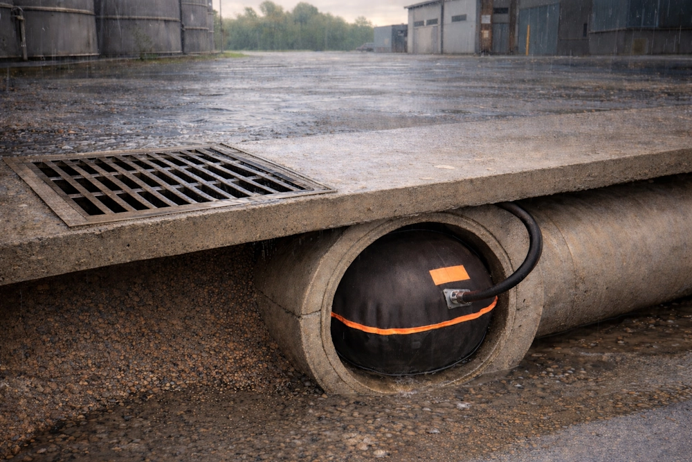 obturateur pollu-block obturateur de canalisation pour les pollution accidentelle.