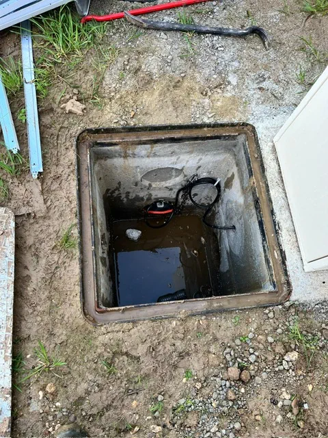 Regard sur un obturateur de canalisation